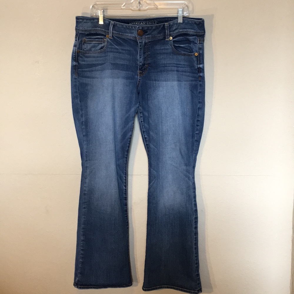 American Eagle Kick Boot Super Stretch Jeans sz 18